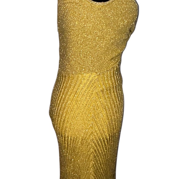 NWOT Bebe ribbed body con sleeveless midi dress - Picture 4 of 10